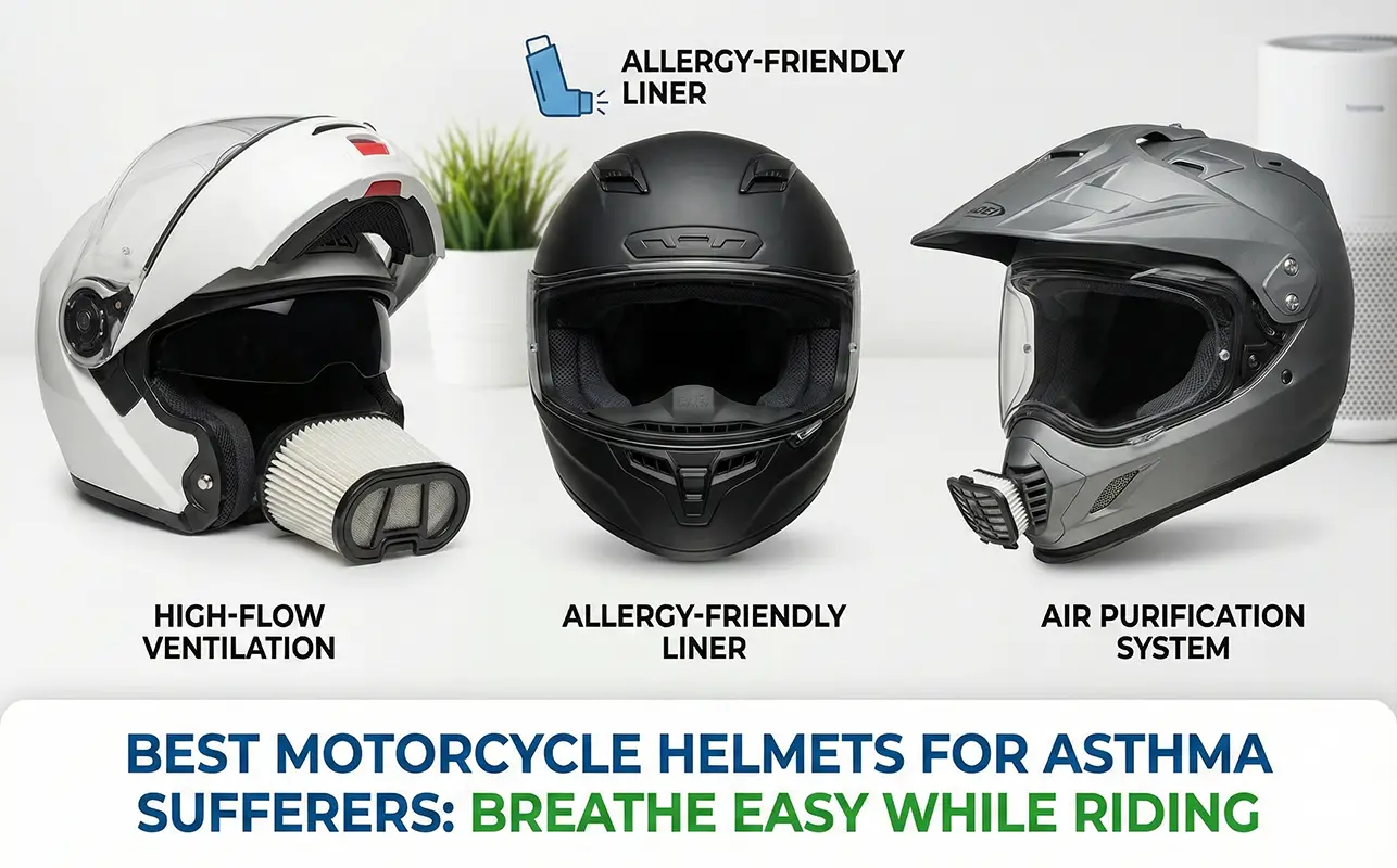 Read more about the article 9 Best Motorcycle Helmets for Asthma Sufferers: Breathe Easy While Riding