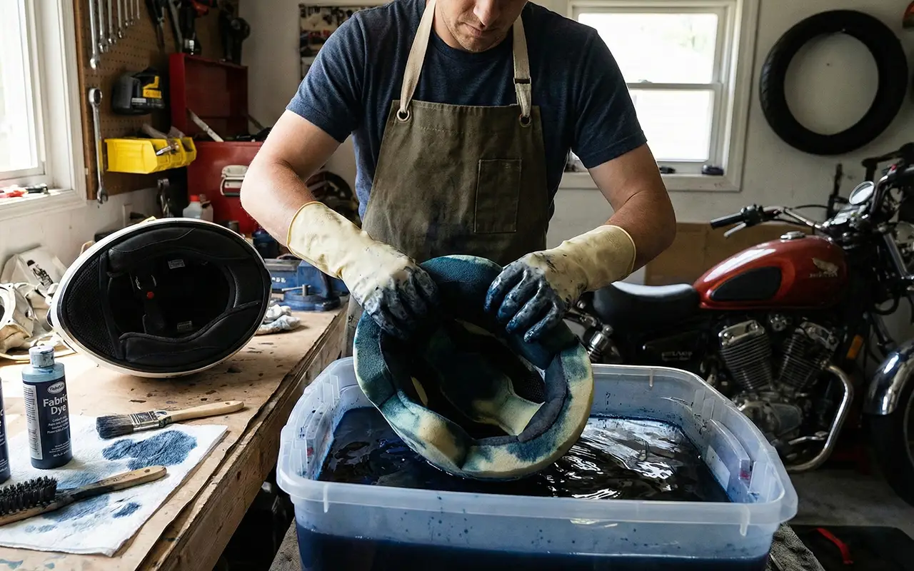 Read more about the article Can You Dye a Helmet Liner? The Complete Guide to Customizing Your Helmet Interior