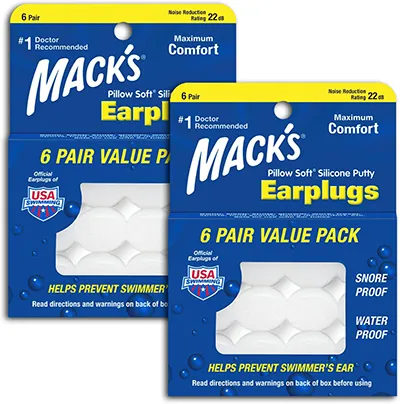 9 Best Ear Plugs for Motorcycle Helmet: Top Picks for Noise Reduction and Riding Comfort 4 Mack's Pillow Soft Silicone Ear Plugs
