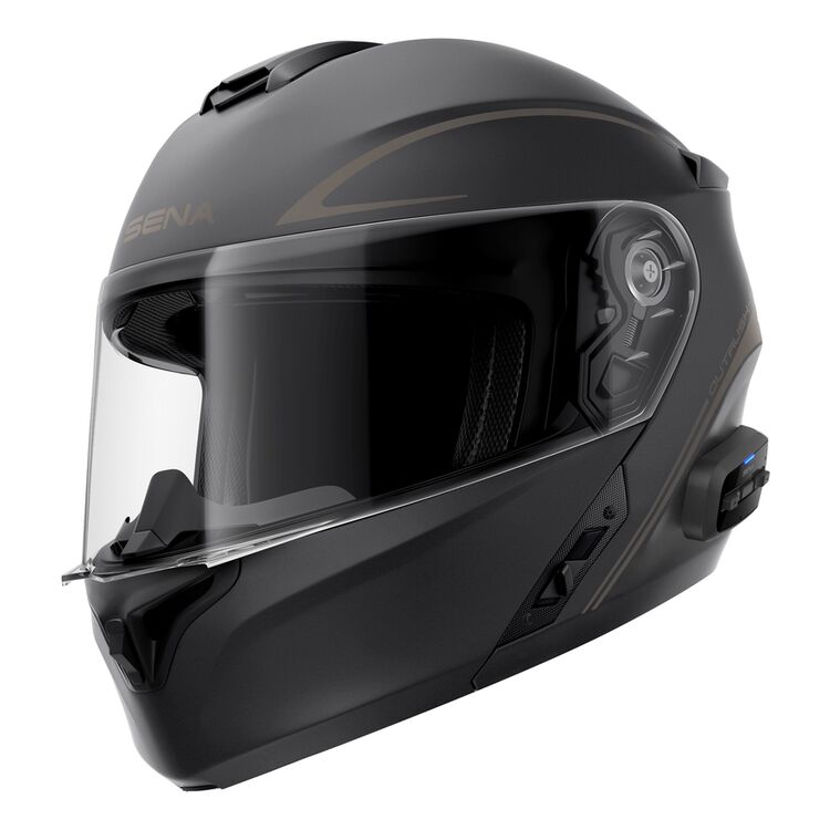 7 Best Motorcycle Helmets with Bluetooth: Complete Guide to Integrated Communication Systems 6 Sena Outrush R Bluetooth Modular Helmet