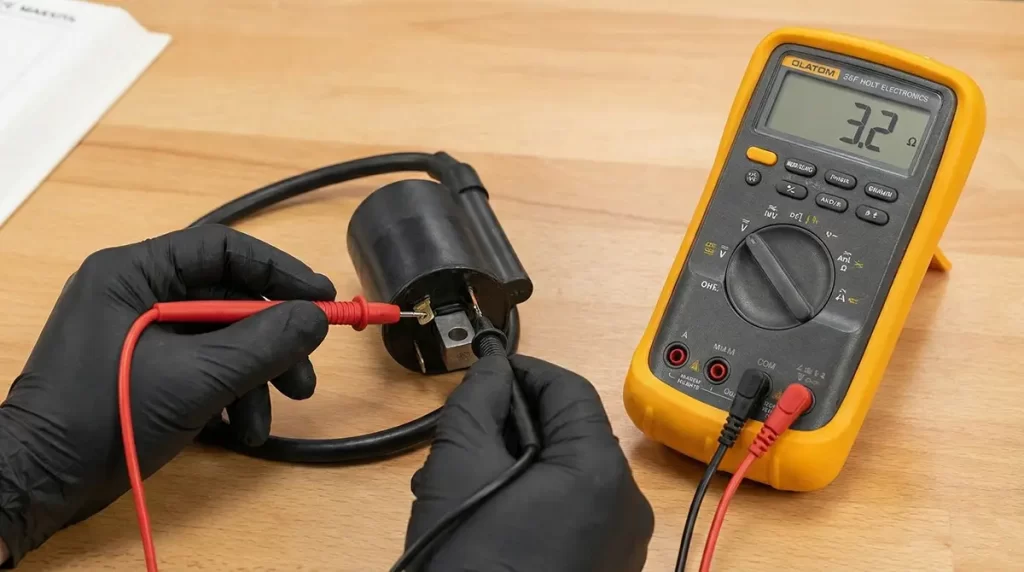 How to Check Motorcycle Ignition Coil with Multimeter: A Complete Diagnostic Guide 3 Testing Primary Resistance