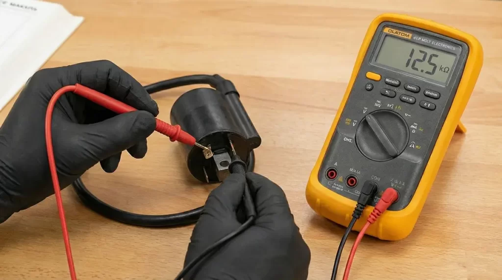 How to Check Motorcycle Ignition Coil with Multimeter: A Complete Diagnostic Guide 4 Testing Secondary Resistance