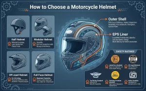 Home 1 How to Choose a Motorcycle Helmet