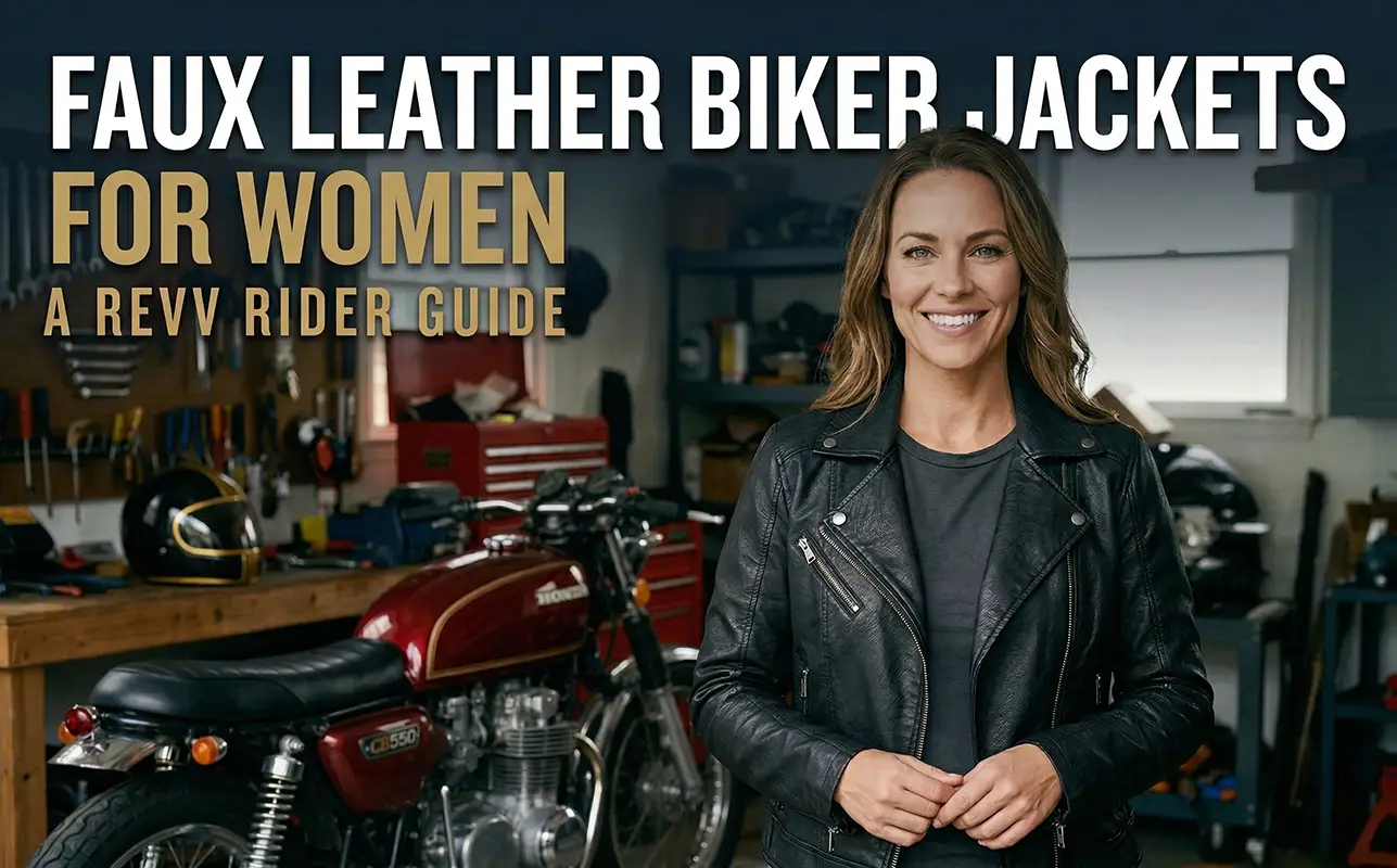 Read more about the article 10 Best Faux Leather Motorcycle Jackets for Women