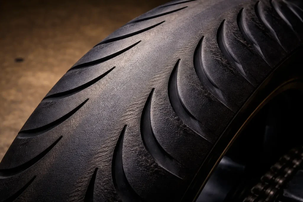 Motorcycle Tire Wear Patterns Explained: What Your Tires Are Telling You 7 Feathering or Sawtooth Wear