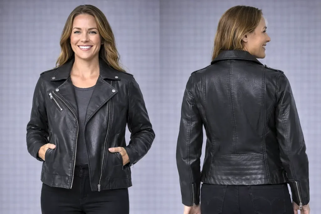 10 Best Faux Leather Biker Jackets for Women 8 Levi's Women's Classic Faux Leather Asymmetrical Moto Jacket