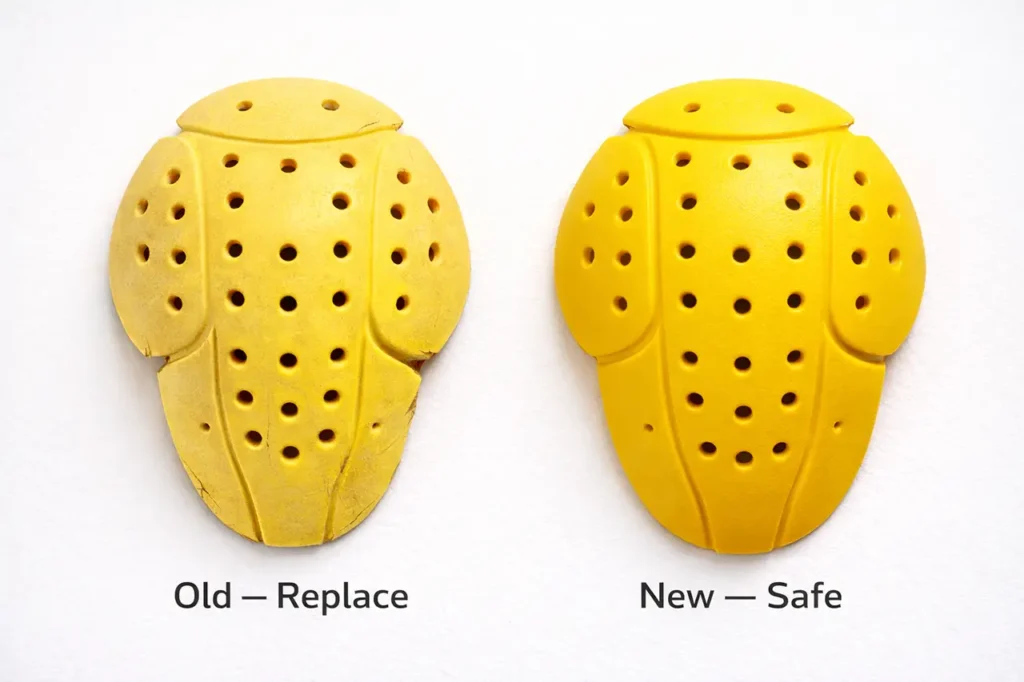CE Rating Explained: What Do Motorcycle Armor Levels Mean? 7 Old and new motorcycle shoulder pads