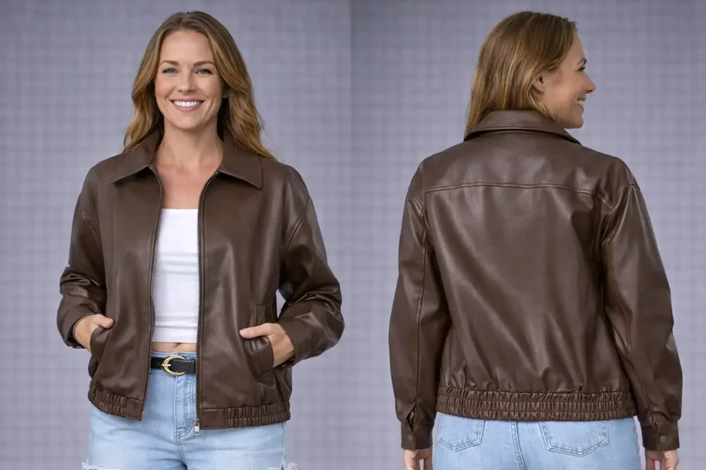 10 Best Faux Leather Biker Jackets for Women 7 Steve Madden Women's Belted Faux-Leather Moto Jacket