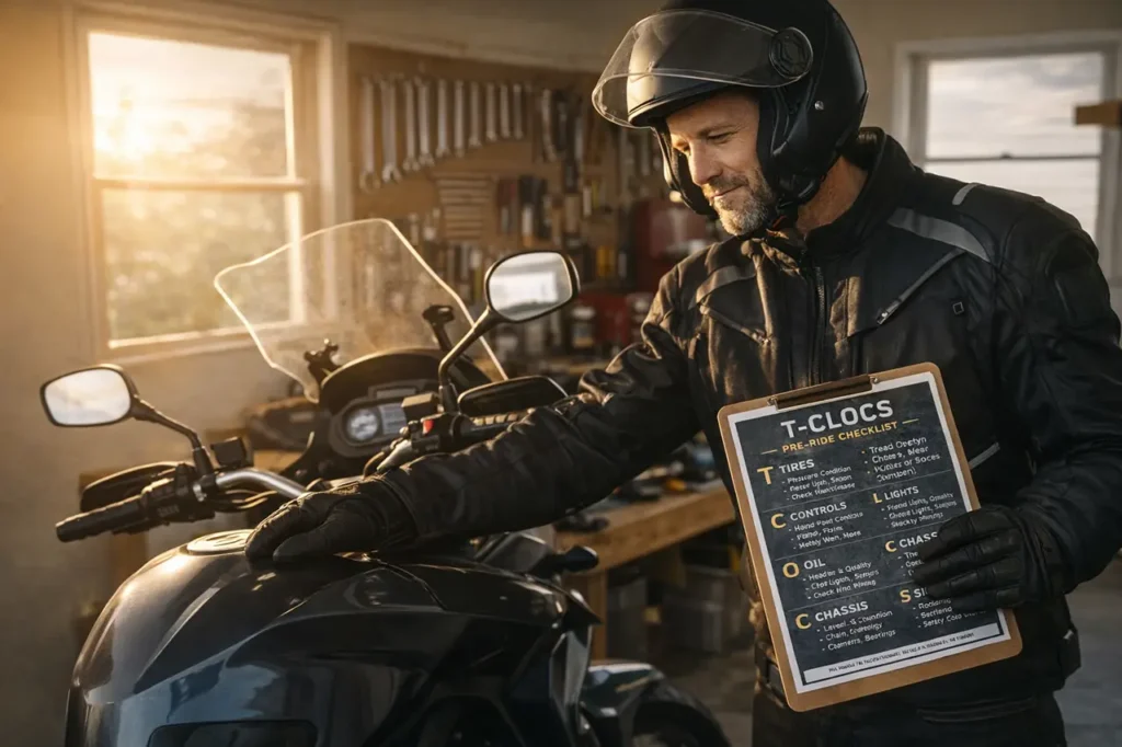 Ultimate T-CLOCS Pre-Ride Inspection Guide: Check Your Bike in 10 Minutes 2 Ultimate T-CLOCS Pre-Ride Inspection Guide