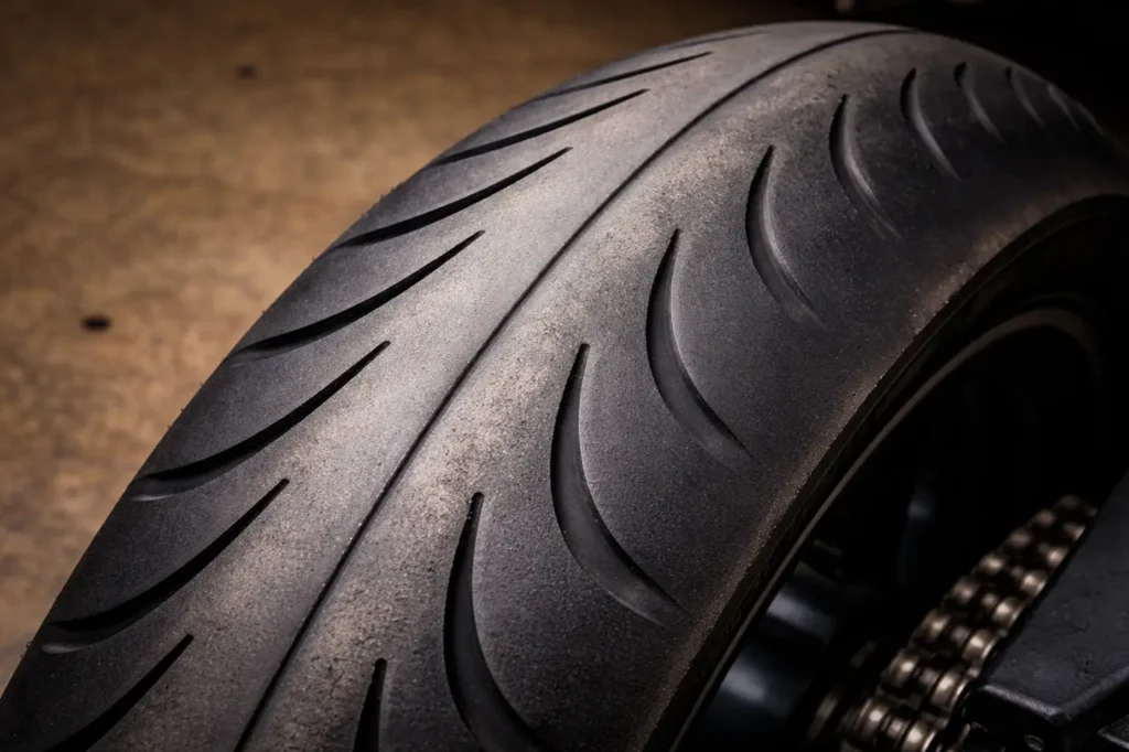 Motorcycle Tire Wear Patterns Explained: What Your Tires Are Telling You 3 Edge Wear Pattern