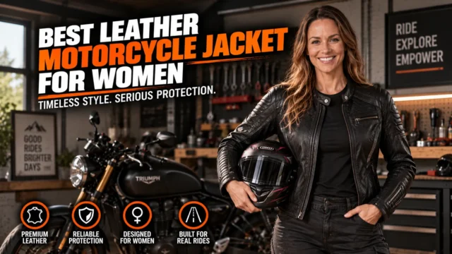 10 Best Leather Motorcycle Jackets for Women (Tested for Fit, Safety & Style)