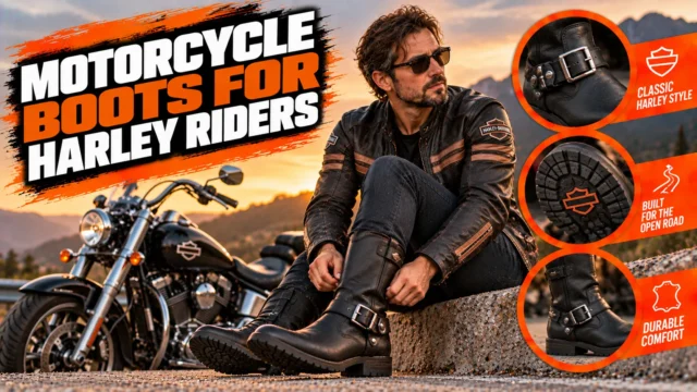 9 Best Motorcycle Boots for Harley Riders That Actually Deliver Comfort and Style