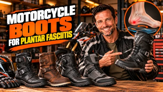 9 Best Motorcycle Boots for Plantar Fasciitis That Actually Support Your Arches