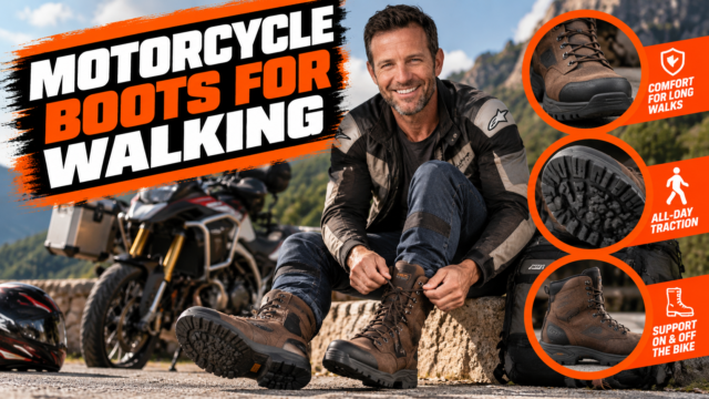 9 Best Motorcycle Boots for Walking That Won’t Wreck Your Feet Off the Bike