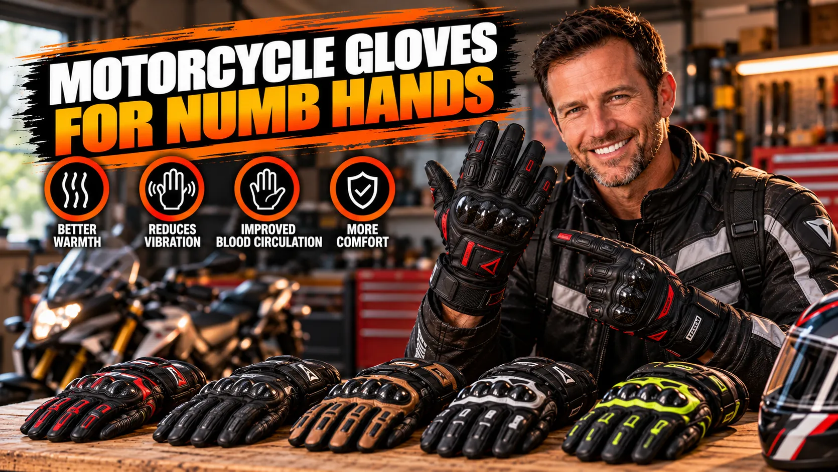 10 Best Motorcycle Gloves for Numb Hands That Actually Fix the Problem ...