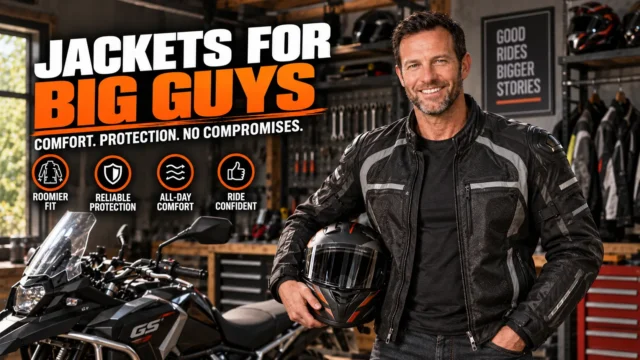 9 Best Motorcycle Jackets for Big Guys That Actually Fit Right