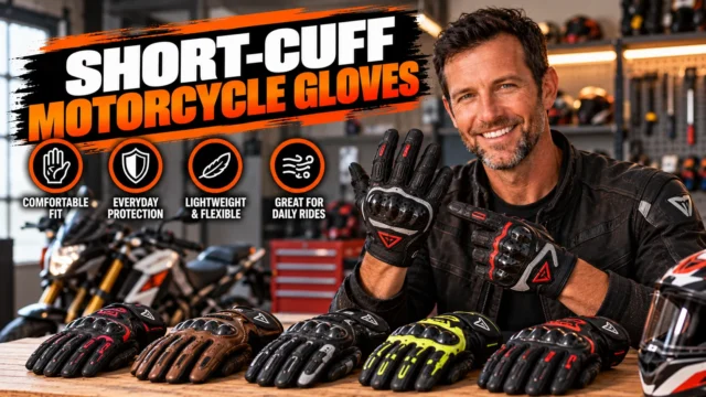 10 Best Short Cuff Motorcycle Gloves for Everyday Riding Comfort