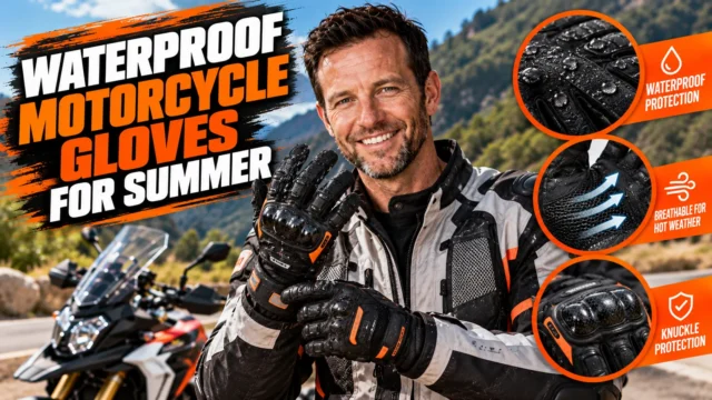 8 Best Waterproof Motorcycle Gloves for Summer Riding
