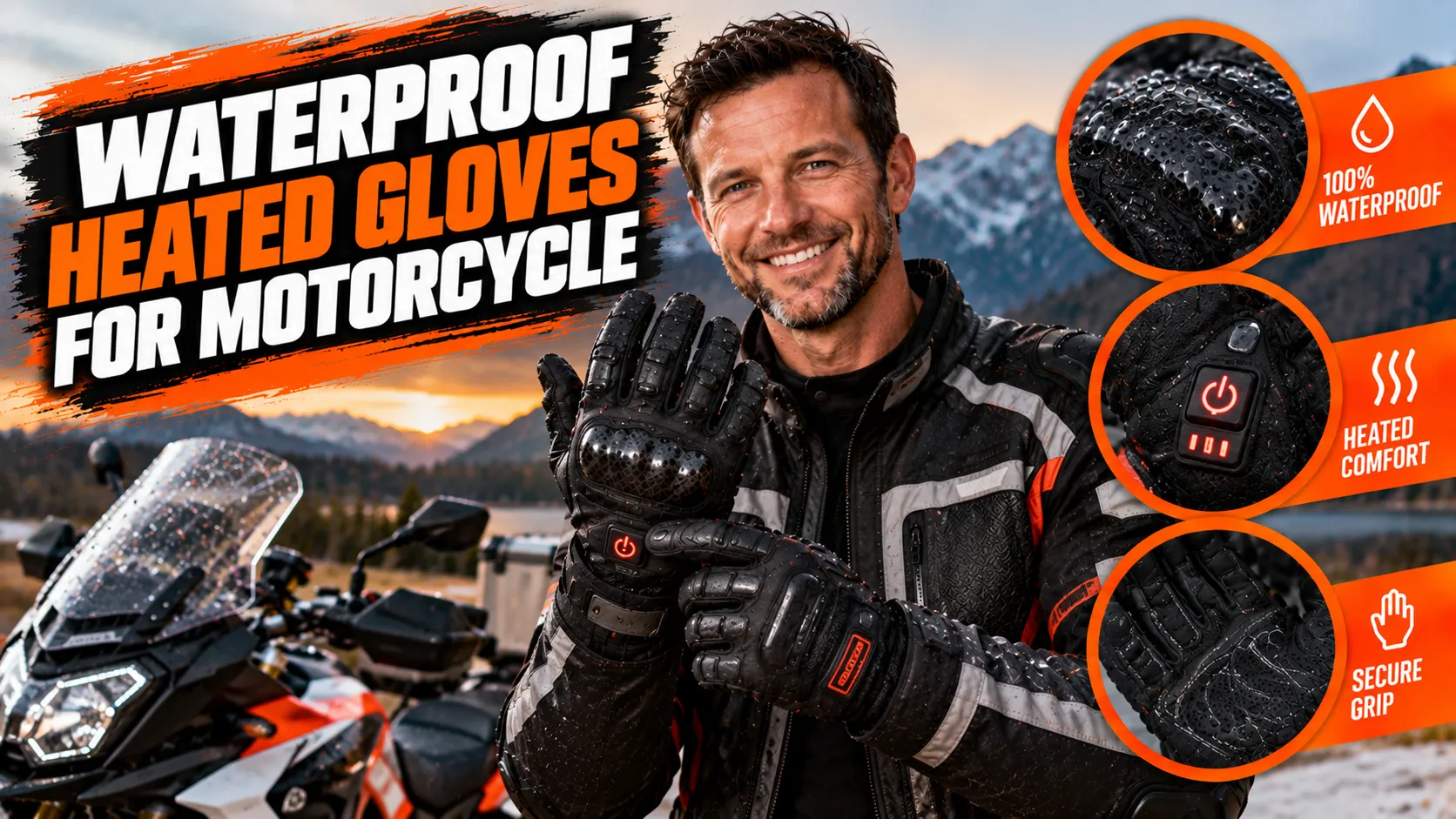 8 Best Waterproof Heated Gloves for Motorcycle Riders in Cold, Wet ...