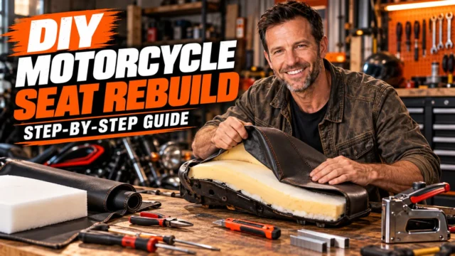 DIY Motorcycle Seat Rebuild: The Foam, Pan, Adhesive and Tools I’d Choose
