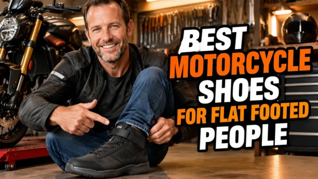 8 Best Motorcycle Boots and Riding Shoes for Flat Feet (Rider Tested)