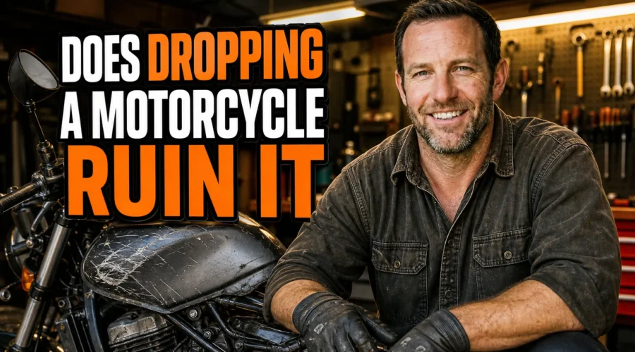 Does dropping a motorcycle ruin it
