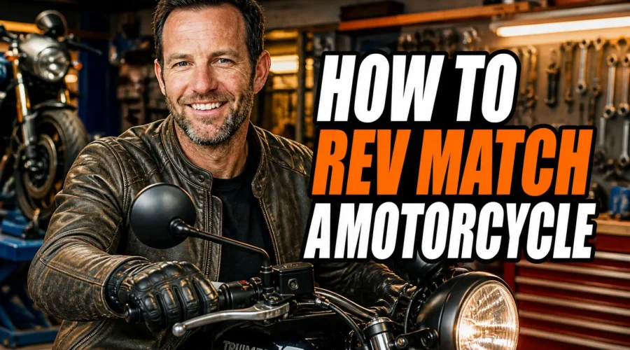 How to rev match amotorcycle