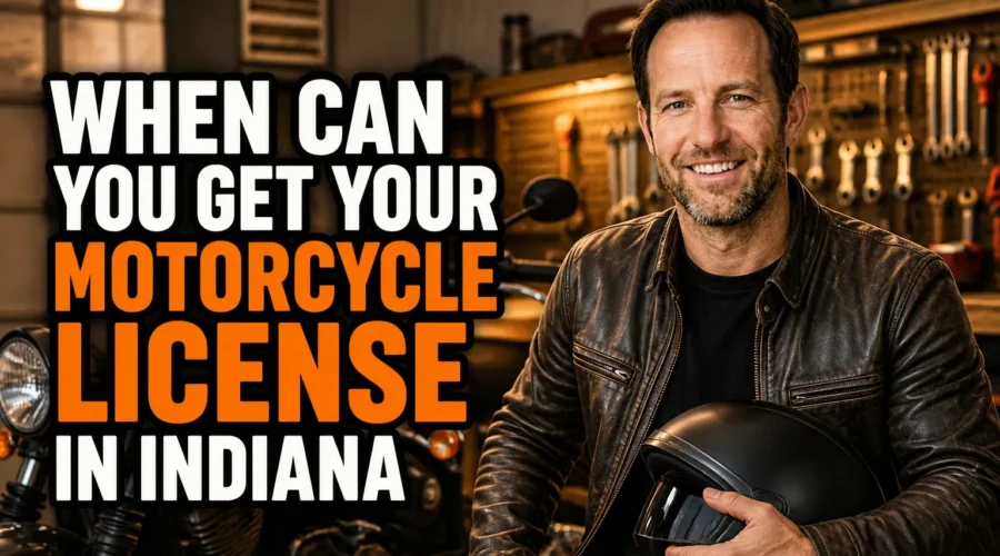 When can you get your motorcycle license in indiana